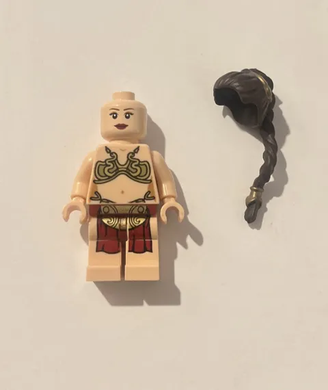 LEGO Star Wars Leia Minifigure 75020  Slave Outfit Jabba Barge 2013 Authentic