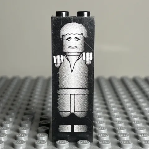 Lego Star Wars: Brick: Brick 1 x 2 x 5 Han Solo Carbonite 2454ps5 Set 7144 - 3D