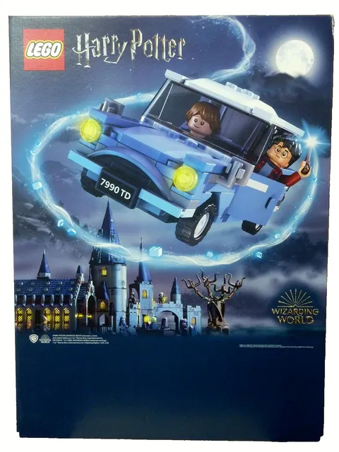 LEGO HARRY POTTER WHIPPING WILLOW + LARGE HALL HOGWARTS ADVERTISING DISPLAY TEASER