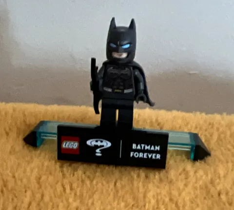 LEGO Batman Forever Batman Plastic Minifigure limited edition with display stand