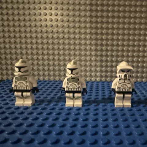 LEGO Star Wars Clone Trooper lot 2 Horn company troopers and 1 ARF trooper