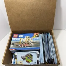 Huge Lot Lego City Instruction Manuals 13 Pound Box ￼