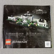 MANUAL ONLY LEGO Architecture The White House Set No. 51054