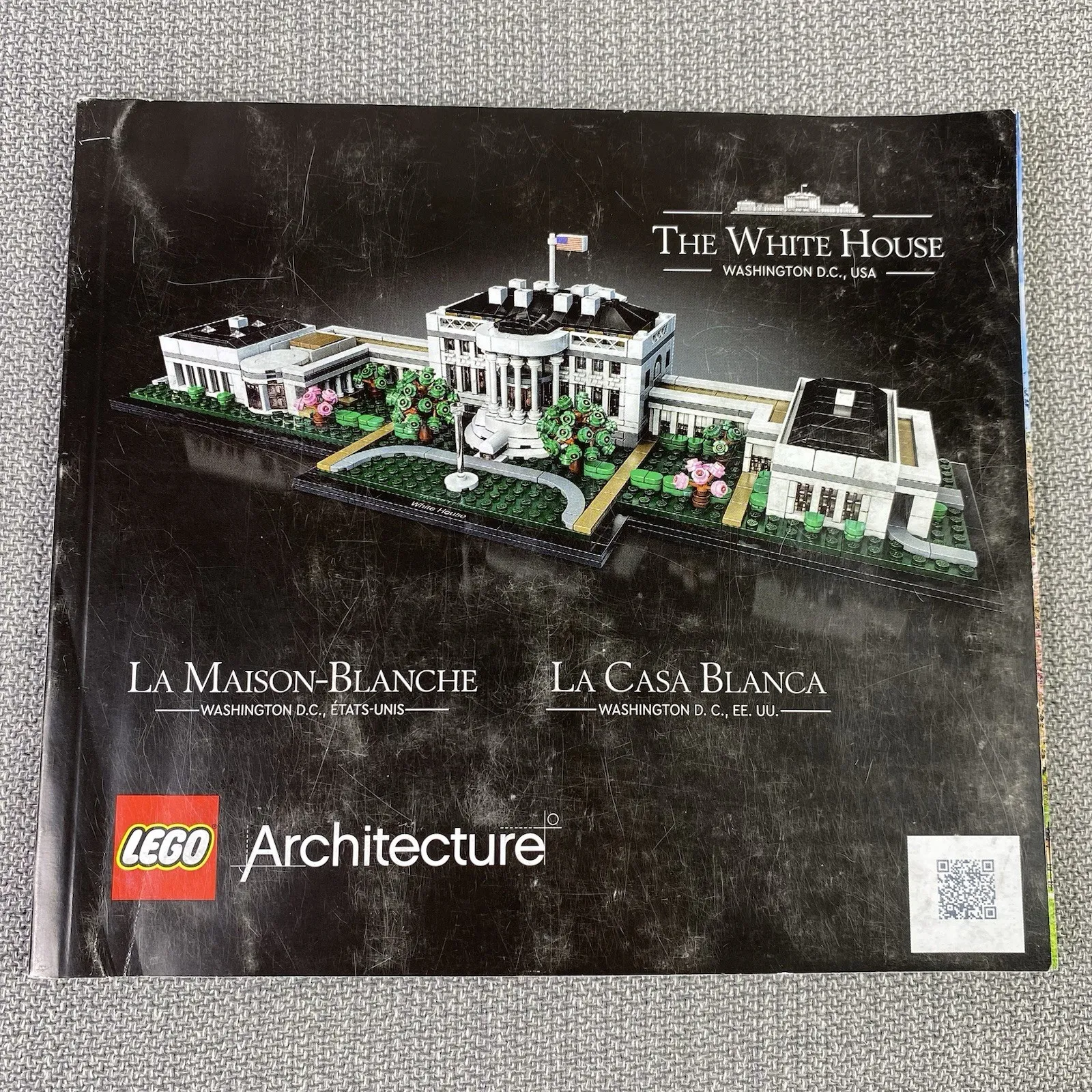 MANUAL ONLY LEGO Architecture The White House Set No. 51054