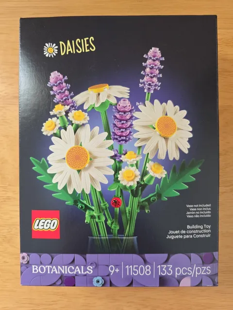 LEGO Botanicals Daisies 11508 133 Pieces Flower Bouquet NEW Sealed