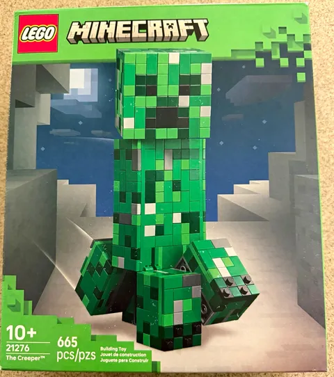 LEGO Minecraft The Creeper 21276 Articulated Building Set, 665 Pieces, 10+