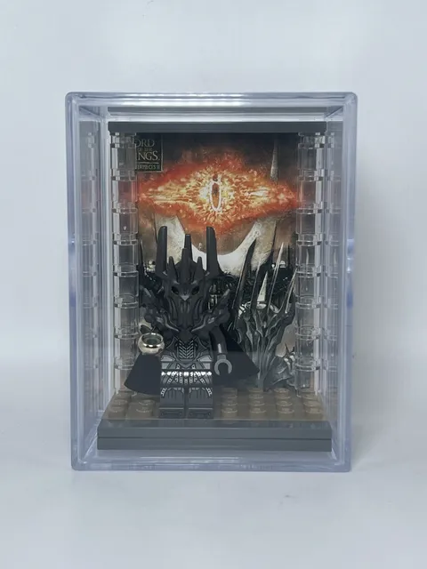 Collectible Force Pack Minifigure Display Case For Lego Lord of The Rings Sauron