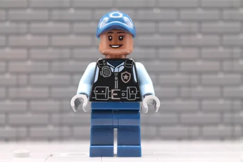 LEGO® Superheroes Minifig sh1087 - Security Guard Arkham Asylum - Female
