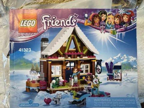 LEGO FRIENDS: Snow Resort Chalet (41323) 402pcs Incomplete No Box Bagged