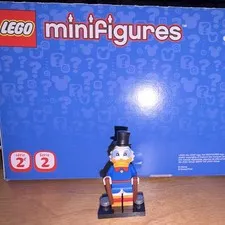 LEGO Disney Series 2 Scrooge McDuck Minifigure w/ Top Hat Cane #71024