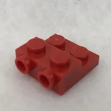 LEGO 99206 Red Plate, Modified 2 x 2 x 2/3 with 2 Studs on Side (x1)