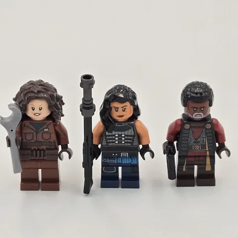 LEGO Star Wars Minifigure Lot x3 Peli Motto Greef Karga Cara Dune