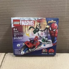 LEGO Super Heroes: Motorcycle Chase: Spider-Man Vs. Doc Ock Set (76275) Sealed