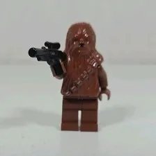 LEGO Star Wars Chewbacca Reddish Brown Minifigure 10179 10188 9516 sw0011a W/Gun