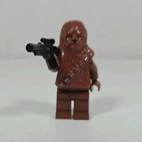 LEGO Star Wars Chewbacca Reddish Brown Minifigure 10179 10188 9516 sw0011a W/Gun