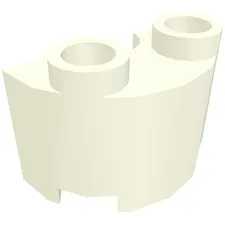 5x LEGO® Part 68013 - Cylinder Half 1 x 2 x 1