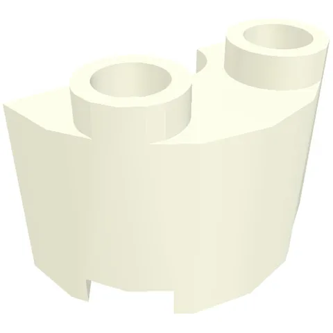 5x LEGO® Part 68013 - Cylinder Half 1 x 2 x 1