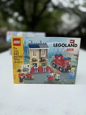 LEGO Legoland Fire Academy Exclusive 40393 221 Pieces Complete Set USED OPEN BOX