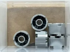 LEGO Parts - Light Bluish Gray Brick, Round 2 x 2 Axle Hole - No 3941 - QTY 5