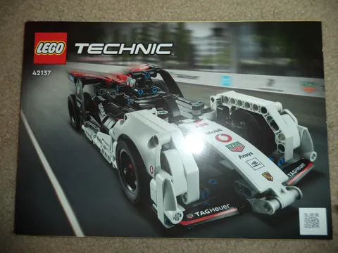 LEGO Technic Instruction Manual 42137 Formula E Porsche 99X Electric