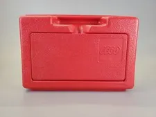 Vintage 11" x 8" LEGO Red Storage Case Box Container