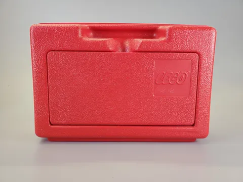 Vintage 11" x 8" LEGO Red Storage Case Box Container