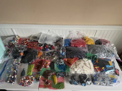 Lot Of LEGO Assorted Figures Masks, Parts,Accessories, Approx 25lbs