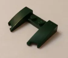 Lego x1 Bark Green 3x4x2/3 Curved Wedge, With Cut Out, 31584, 11291 (028-301)