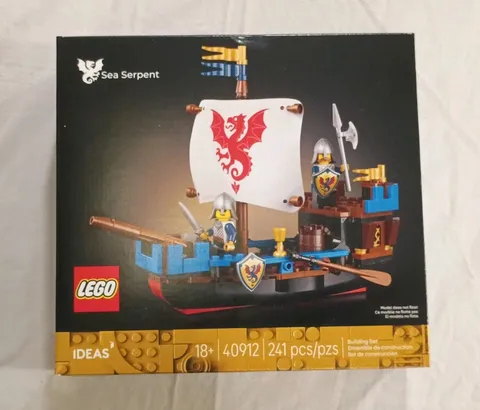 LEGO Ideas 40912 Sea Serpent -Knights Ship GWP Promo Set -241 Pieces New/Sealed