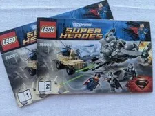 LEGO DC comics super Heroes 76003 Superman manual Instruction Book