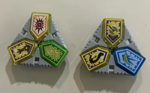 Lego Nexo Knights Lot B - Assorted Power Shields With Shield Plates
