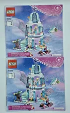 LEGO Disney Frozen Elsa's Sparkling Ice Castle 41062 INSTRUCTIONS ONLY Book 1&2