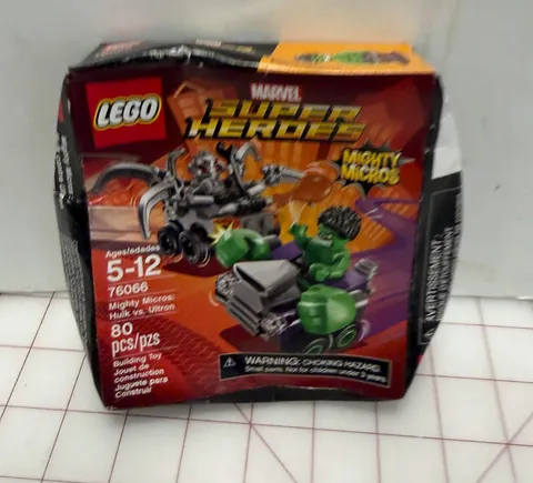 LEGO Marvel: Mighty Micros: Hulk Vs. Ultron (76066) New Damaged Package K1