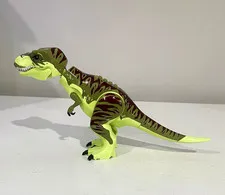 LEGO Jurassic World T-Rex Dinosaur TRex09 Olive Green Dark Red Stripes 76944