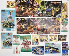 Vintage LEGO Club Catalog Insert Lot Castle Space Pirates Pamphlets Brochures
