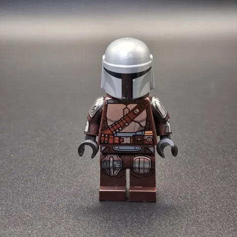 Lego Mando Minifigure Din Djarin Star Wars The Mandalorian 75254 75292 DAMAGED 