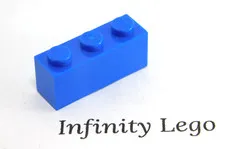 20 LEGO Blue Brick 1 x 3 (3622) - (20 Pieces)
