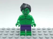 LEGO Spiderman Hulk Super Hero Minifigure with Smile/Grin