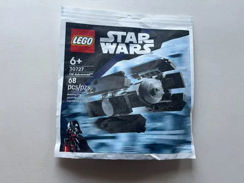 New LEGO Star Wars Tie Advanced Set #30727 - 68 Pieces