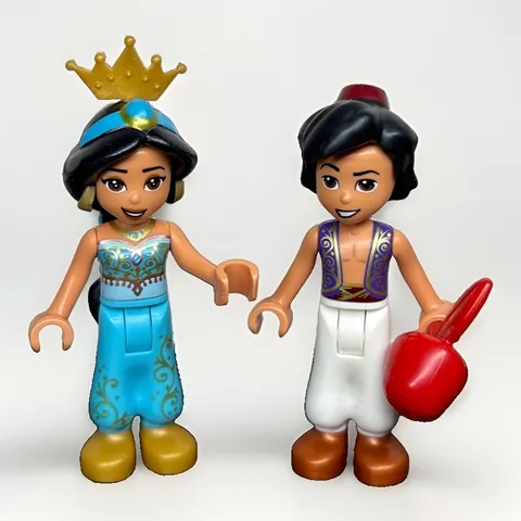 LEGO Friends Disney Aladdin and Jasmine Mini Figures (Spares 41161) H