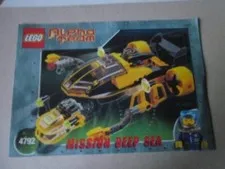 Lego Alpha Team Mission Deep Sea Building Instructions Instruction 4792