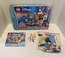Lego 41153 Disney Princess Ariel's Rpyal Celebration Boat w Box & Instructions