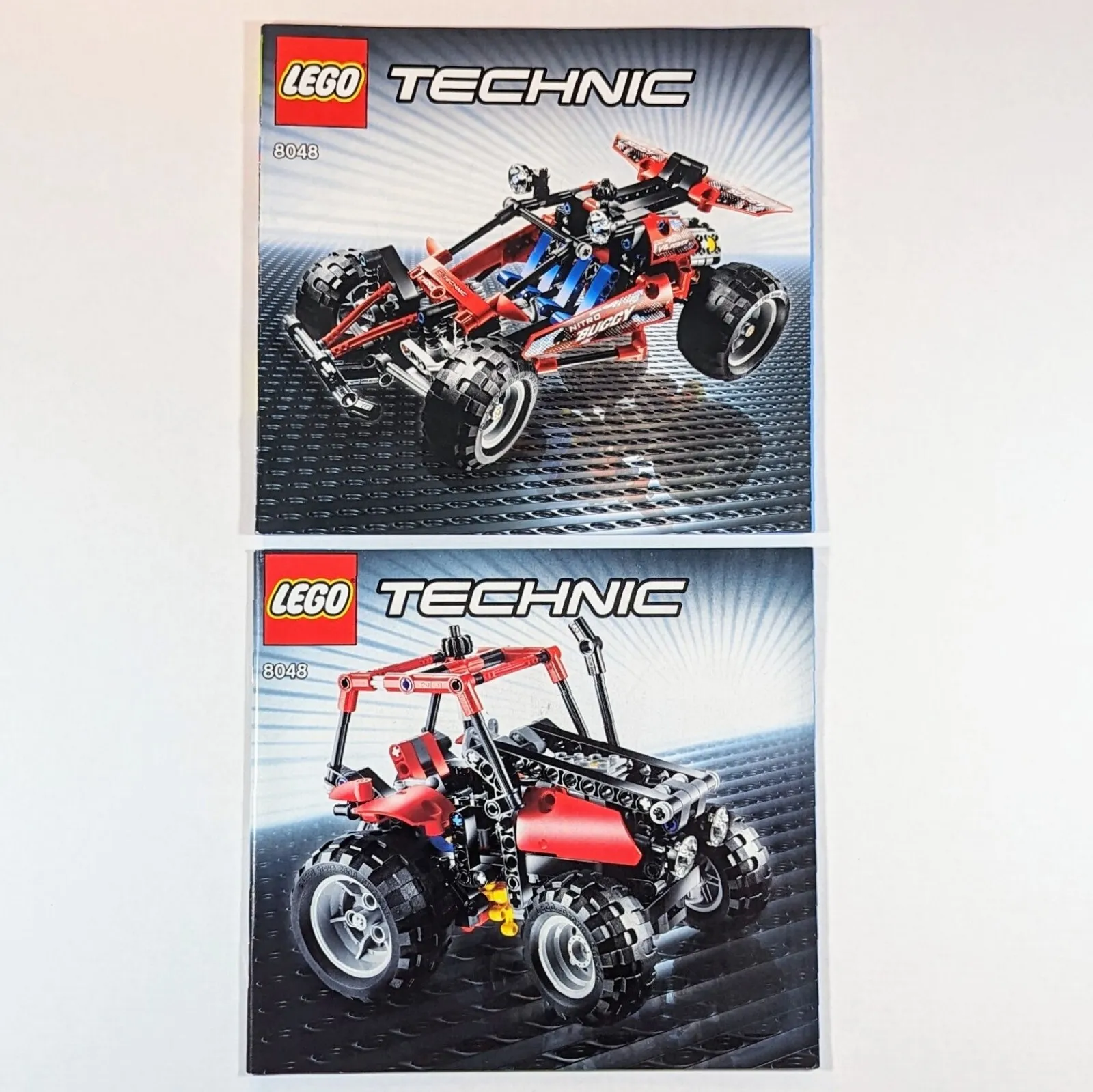 Lego Technic 8048 Buggy 2010 Instruction Booklets ONLY Lot of 2