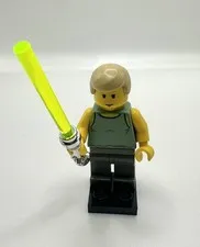 LEGO Star Wars Minifigure 4502 sw0106 Dagobah Luke w/ Light Saber