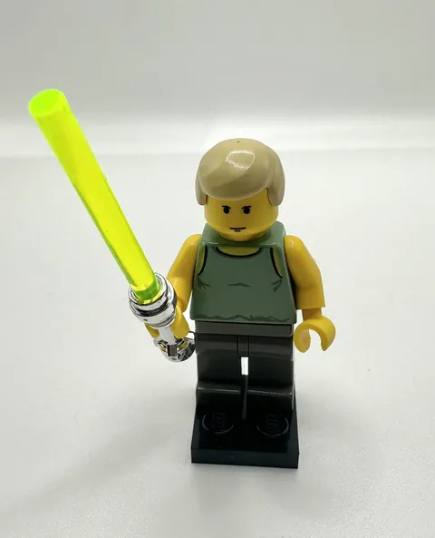 LEGO Star Wars Minifigure 4502 sw0106 Dagobah Luke w/ Light Saber