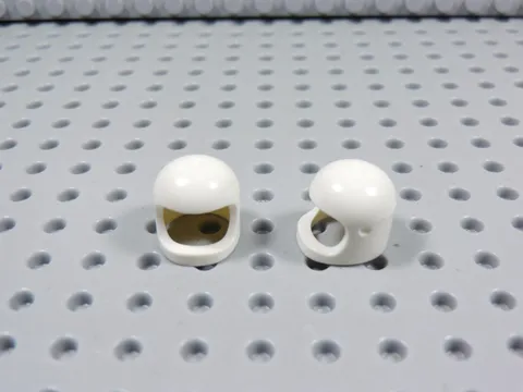 LEGO Lot of 2 White Space Helmets Minifig BJ