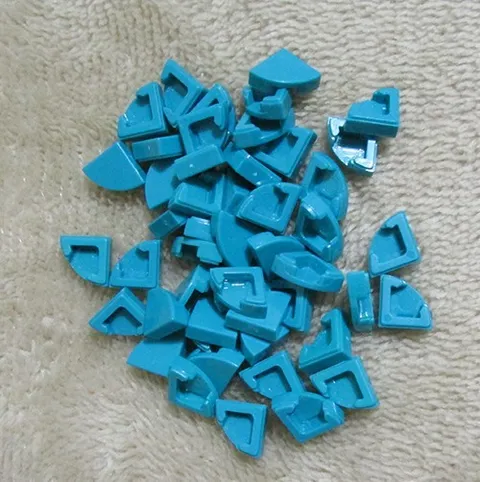 LEGO Tile, Round 1 x 1 Quarter Dark Turquoise no. 25269 (Qty 50) *NEW*