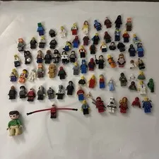 Lot Of  Lego Mini Figures Star Wars City Minecraft Marvel Ninjago Harry Potter