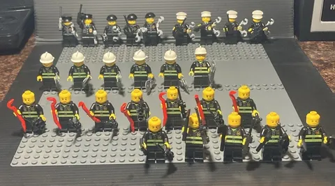 Lego 27 City First Responders Mini Figures W/ Accessories Combined Shipping