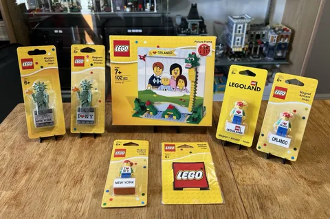 LEGO Magnet Lot Statue of Liberty I Love New York Orlando LEGOLAND Minifigure ++